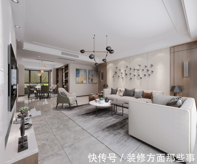 卧室|186平现代四居室干净利落,卧室很温馨