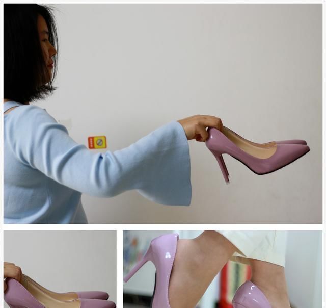 性感都市女神,穿职业装就爱配粉色高跟鞋,太美了