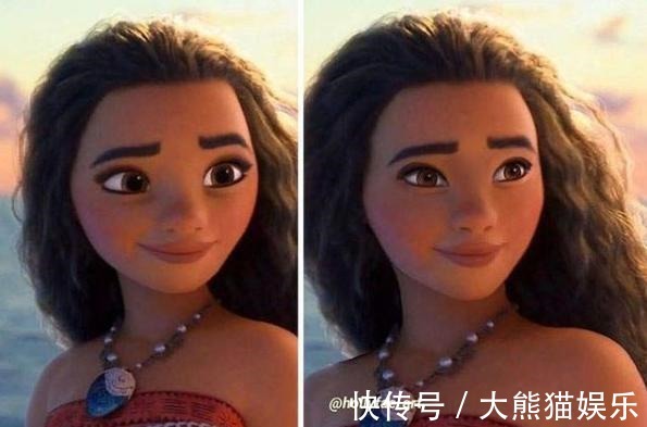 爱丽儿公主|五官变正常的迪士尼公主,爱丽儿公主最可爱,艾莎女王失去美貌!