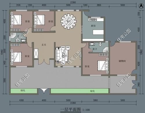 农村|农村建房还是有个院子好，10套农村平层小院，既能停车还能养鸡鸭