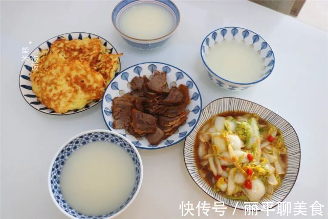 一个晚上|早餐吃什么?看我的搭配,有肉有菜还有粗粮,网友:营养满满