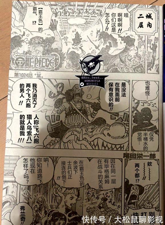 凯多|海贼王1024话汉化,为报霜月牛丸一饭之恩,大和决心对抗父亲凯多