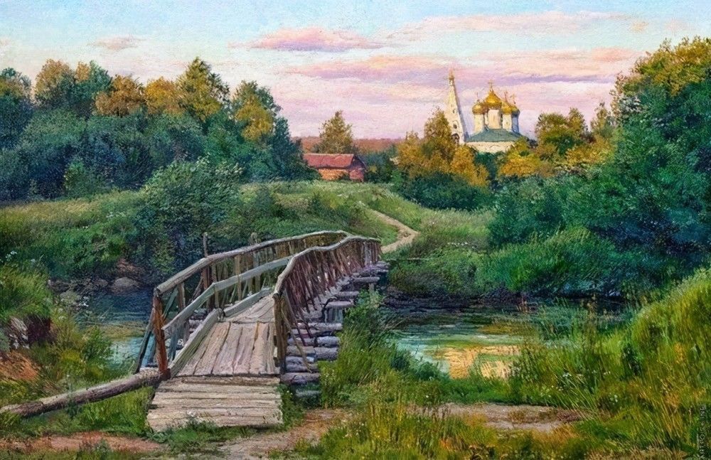 超过冷军的俄罗斯画家，作品充满阳光，细节处理令人佩服