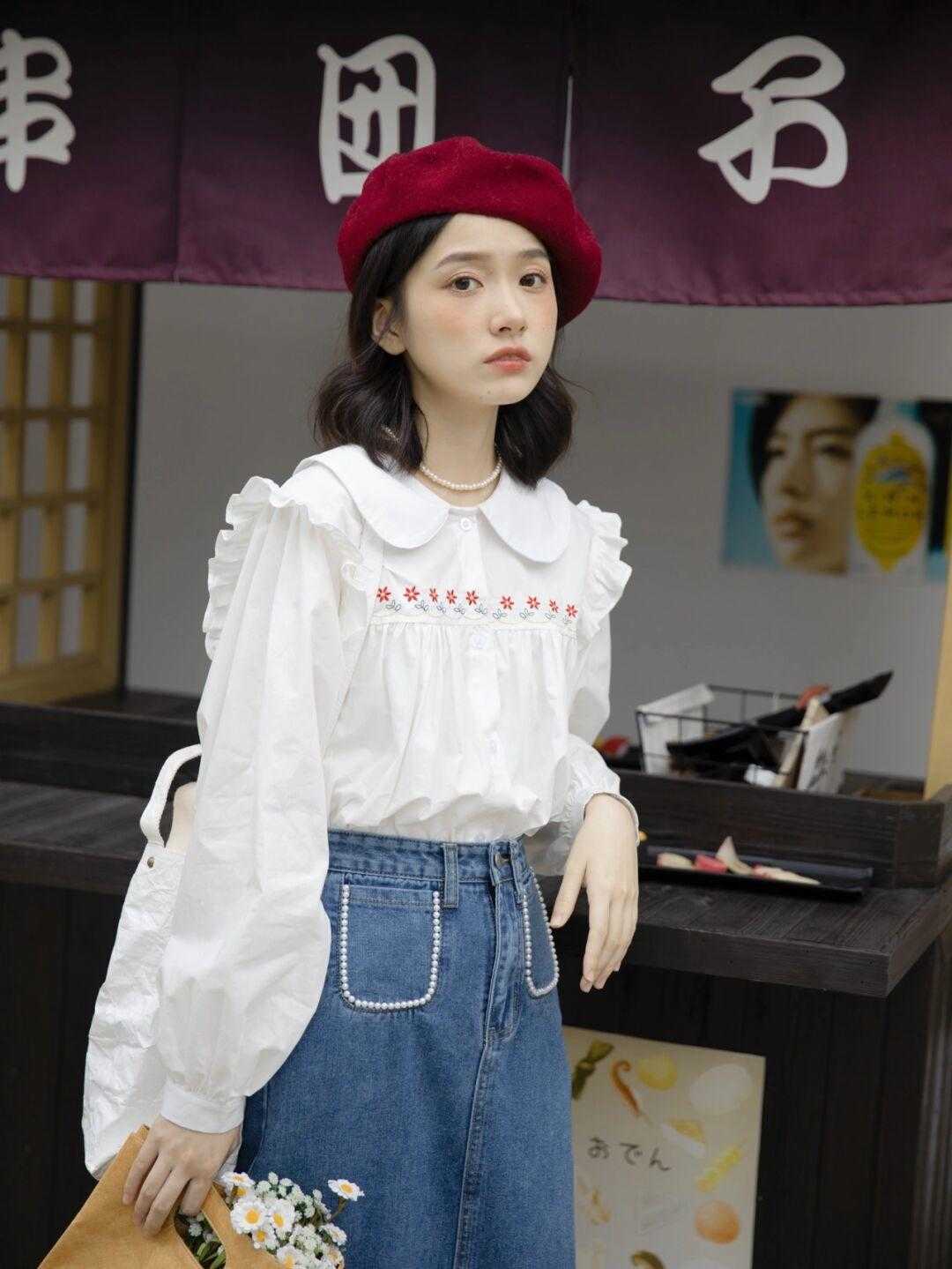 牛仔衬衫|别老穿烂大街的牛仔衬衫了,早春选择这“三款”,精致又洋气