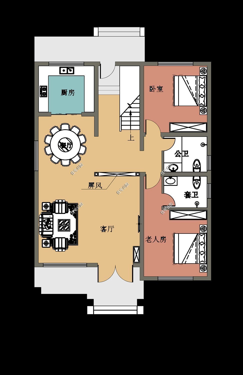 砖混|农村盖房从这10套户型里选吧，每一套都漂亮的没话说，性价比超高