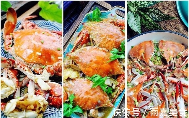 锅底|不清蒸,梭子蟹的4款花样吃法,有滋有味中不失鲜美