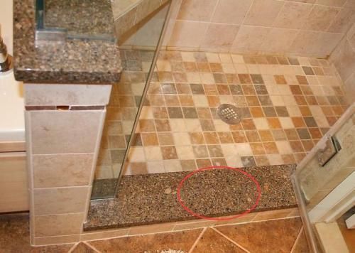 边条|德国朋友卫生间这样装门槛石，真是太机智了，后悔我家装早了