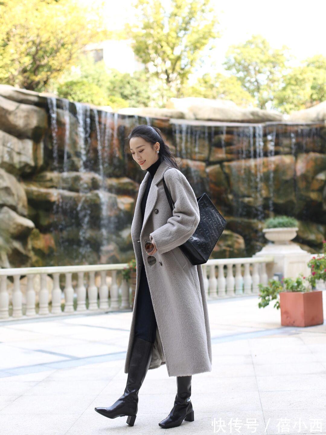 视觉效果|入冬后“大衣”别瞎买乱搭,建议配这三种, 不仅显身段还很优雅