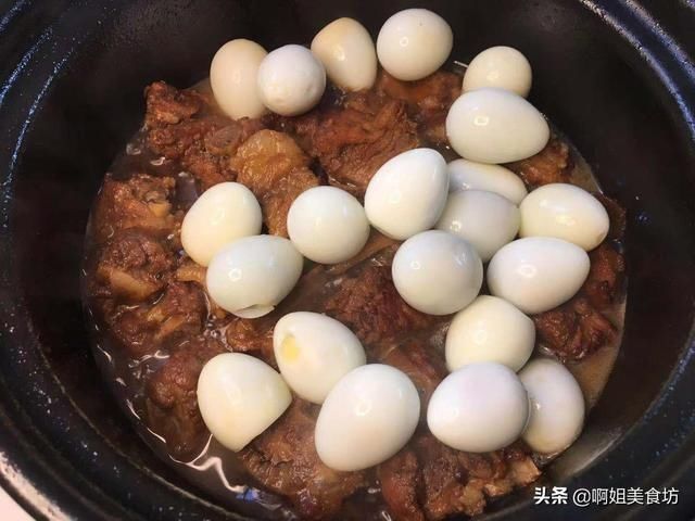  年夜饭之红烧排骨焖蛋，家常做法，营养又解馋，寓意步步高升