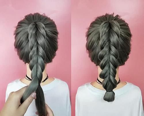 编发|“学生党”创意编发,扎完后少女感十足大家赶紧学起来