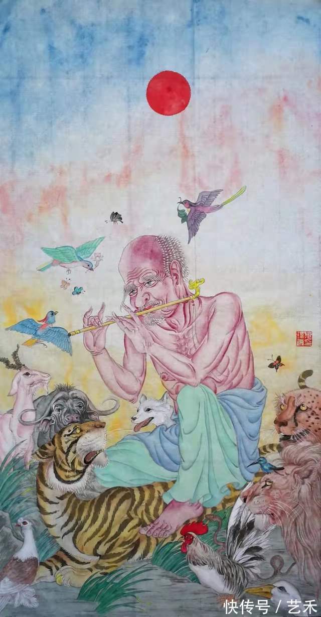 地心游记#《世界联手 共抗疫情》艺术家寄语祝福专题活动——施瑞康