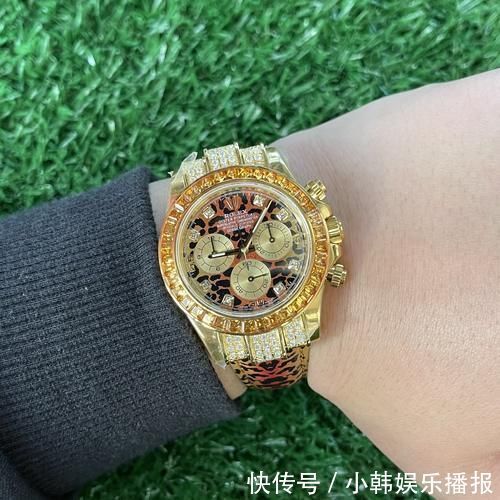 钻石|腕表先生讲表:豹纹与劳力士的碰撞——改装限量版豹纹迪通拿116598
