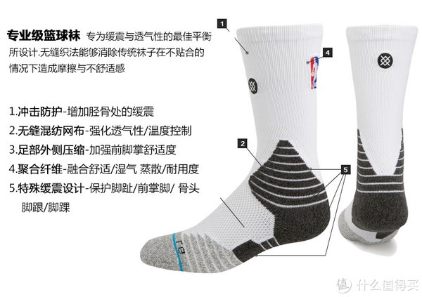 nba 专业运动篮球袜Stance 559