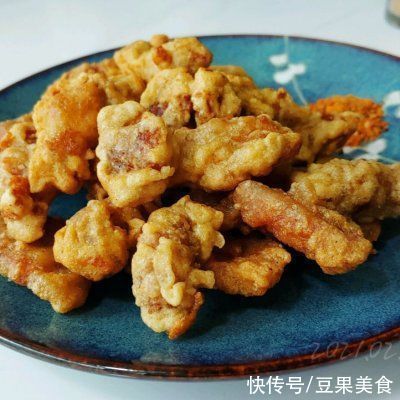 这道椒盐薯粉炸酥肉，分分钟光盘