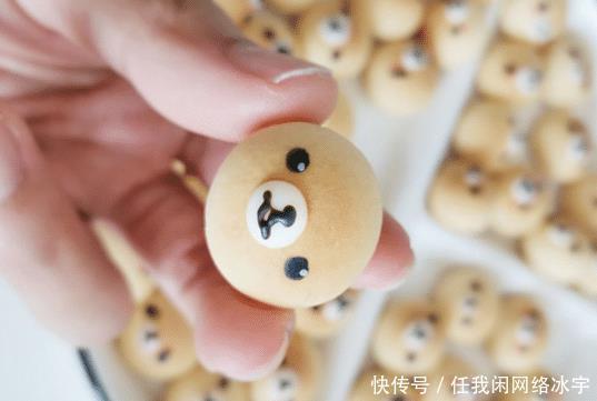 小馒头|做一款熊熊小小酥，外观可爱又精致，和小馒头一个味道！