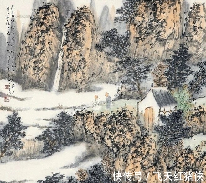 张捷@中国美院｜理想中的山水田园，张捷山水画