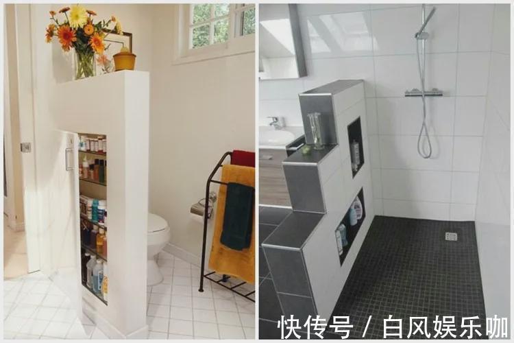 卫生间|卫生间但凡不是小到可怜,能砌半墙就砌半墙,图的就是5个好处
