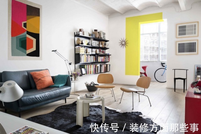 蒸煮类|88平二居室进行跳色处理,明亮又不失活泼,简约大方