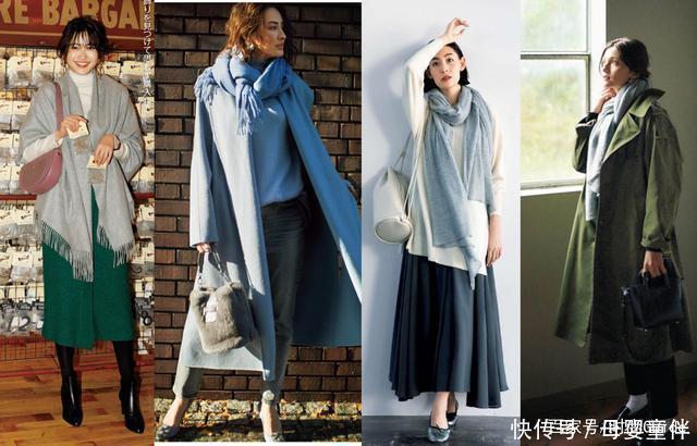 1个技巧+3个思路让你明白,冬天的“围巾”怎么搭才能显白显高级