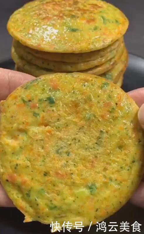 教你在家自制早餐蔬菜煎饼,只需要几个步骤美味即成,看一眼就会