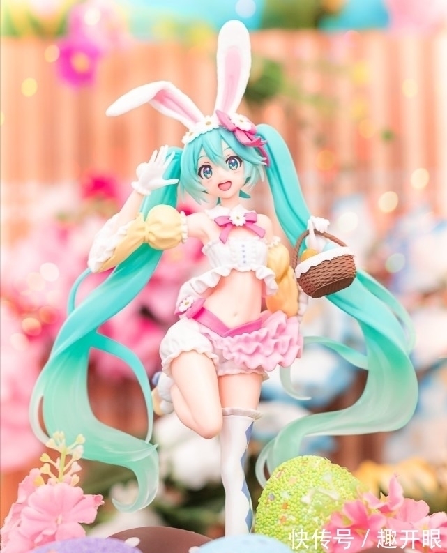 黑脸|初音未来的兔女郎手办,甜美的外表很吸睛,实物却直接变黑脸