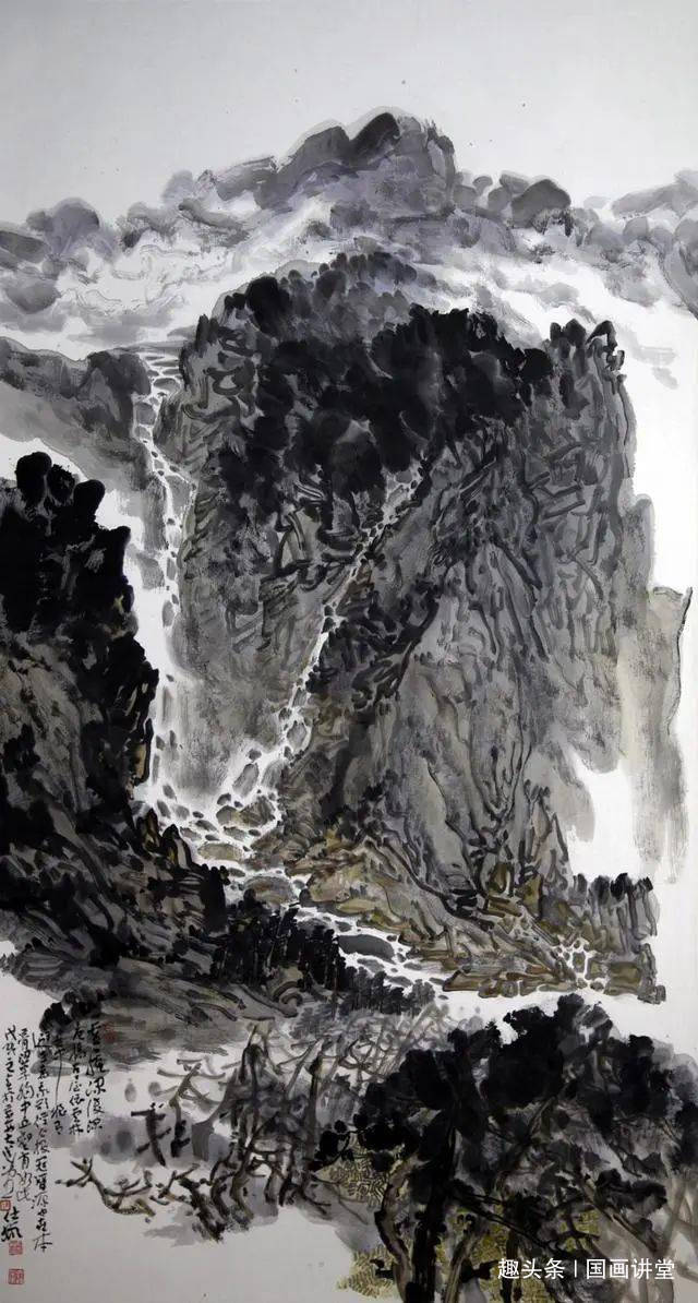 巴山蜀水@他的山水画里的大山大川大多出自于神奇的巴山蜀水