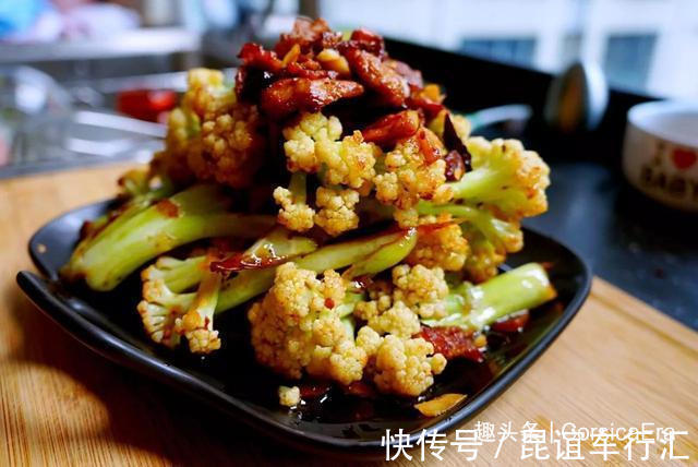 菜花|干锅菜花要怎么做？只需3个步骤包你学会，超下饭！