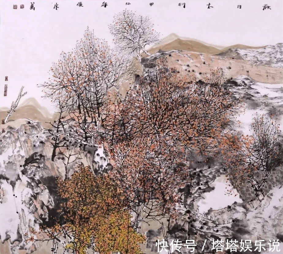 山水画!玄妙|薛俊水山水画