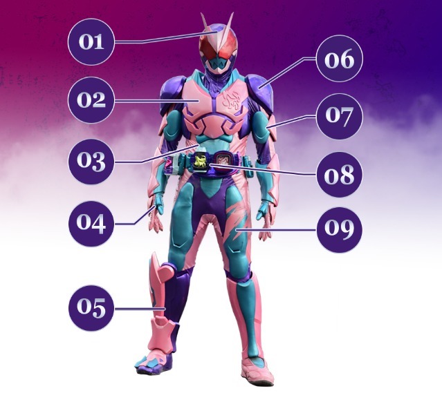 装甲|假面骑士Revi新型蝗虫基因组官方设定公开,可以无限进化的蝗虫战士来了