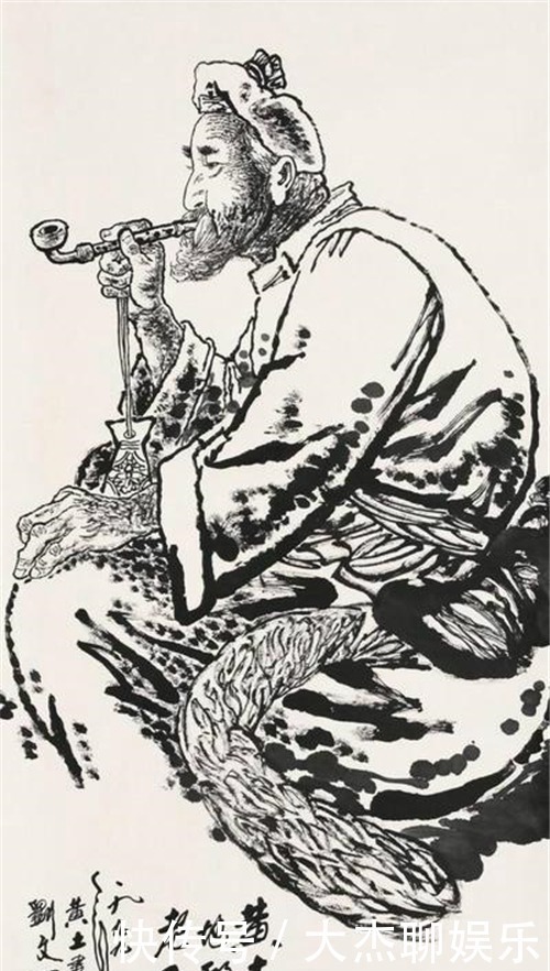 伟人@国画大家刘文西他画了一幅画,是我国15亿人看得最多的