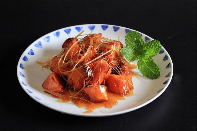 精选美食推荐拔丝红薯,炝炒胡萝卜,豆秸五花肉的做法