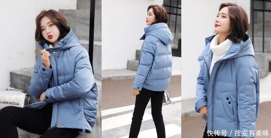 好看|羽绒服如何穿搭才不丑?这7款蓝色羽绒服穿搭,保暖时尚又好看!