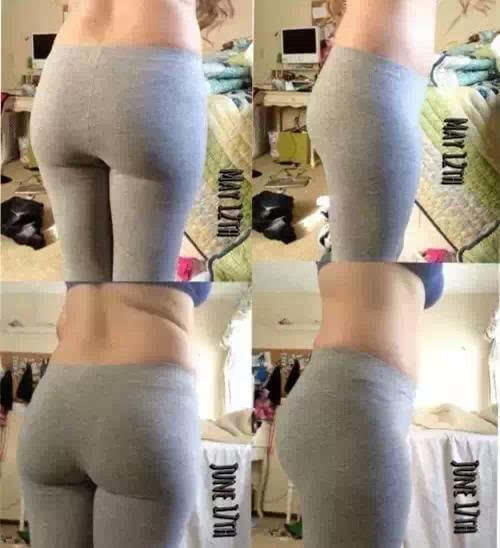 线条|臀部线条大比拼,看看练与不练的对比,赶紧去练臀