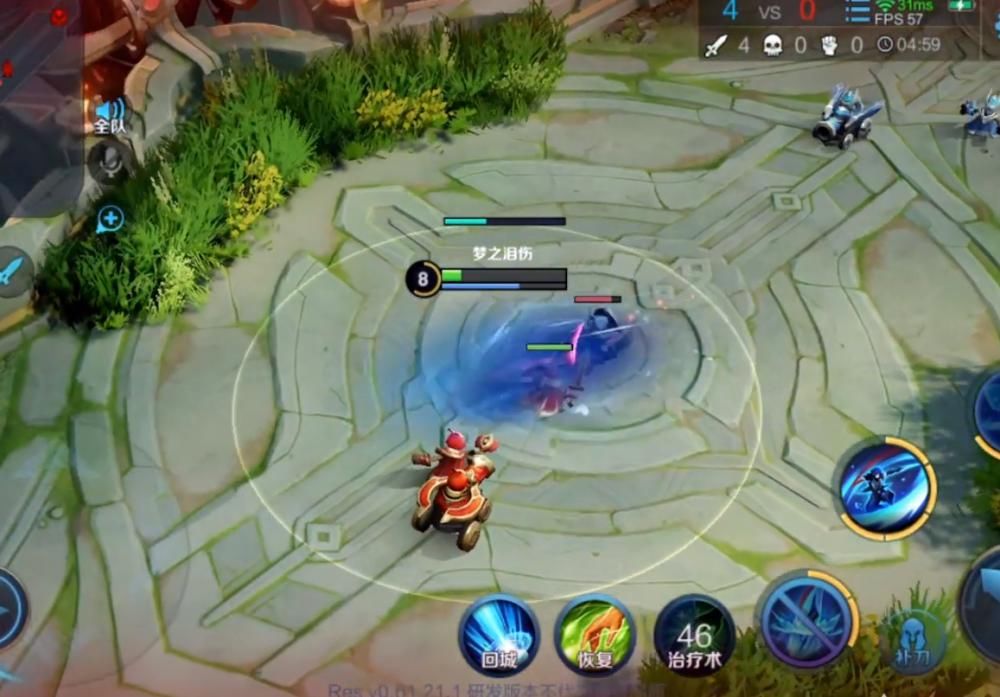 战绩|梦泪1V1测试新英雄，匹配到AG队员，最后战绩让粉丝沉默了