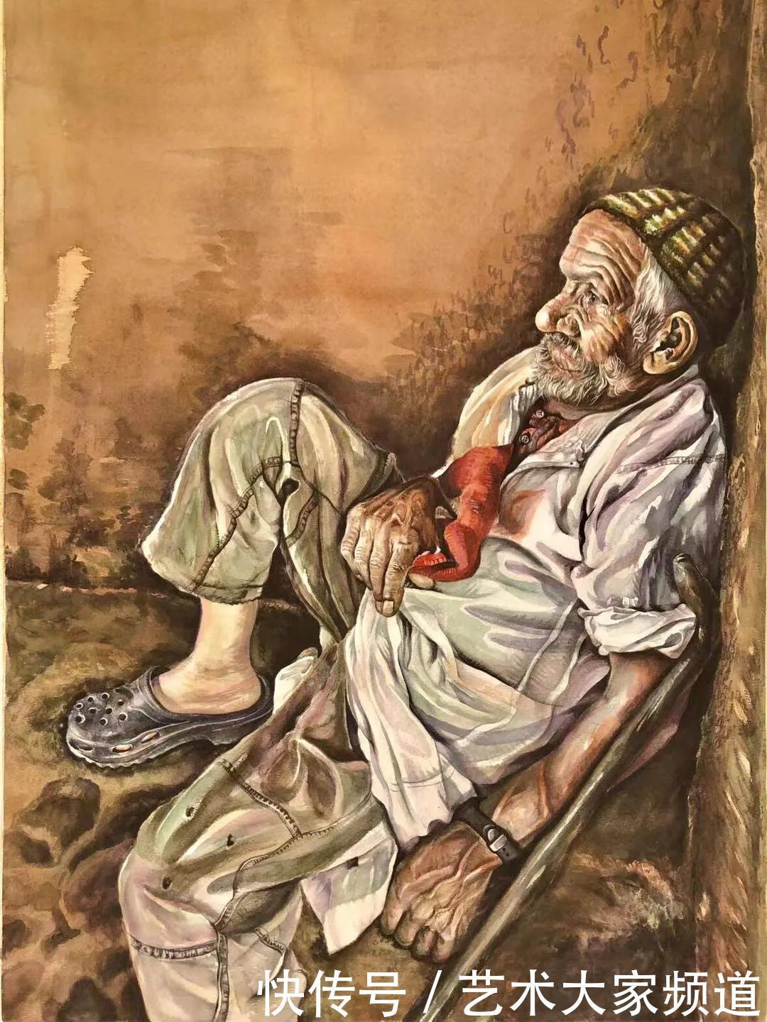 流浪者|【百年辉煌·2021最具收藏价值艺术家】赵丽作品鉴赏