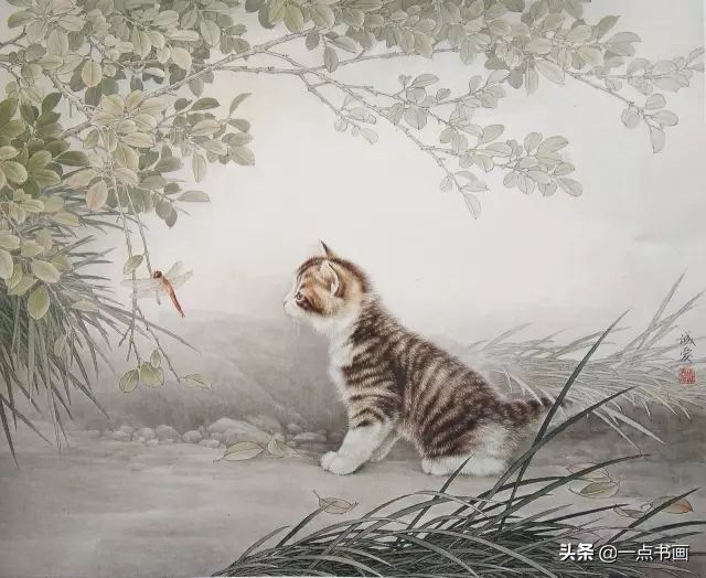 步骤|工笔猫的画法步骤