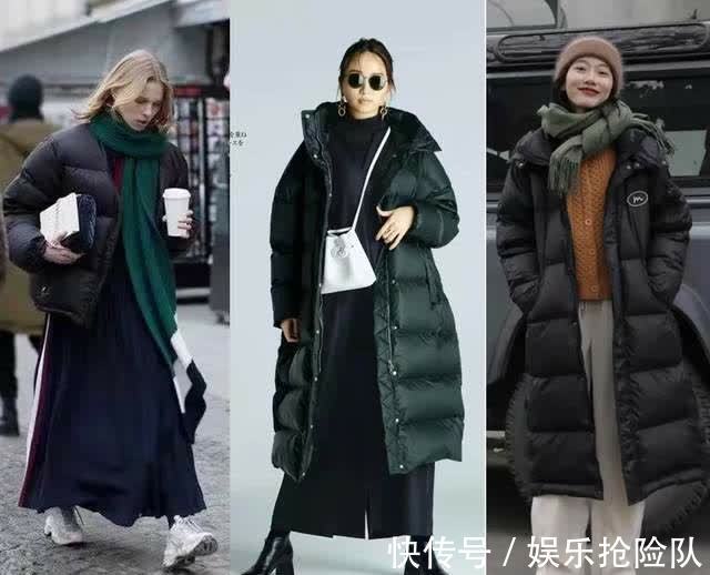 羽绒服 超美的“冬装”搭配模式,毛衣、大衣、羽绒服这样穿,优雅又保暖