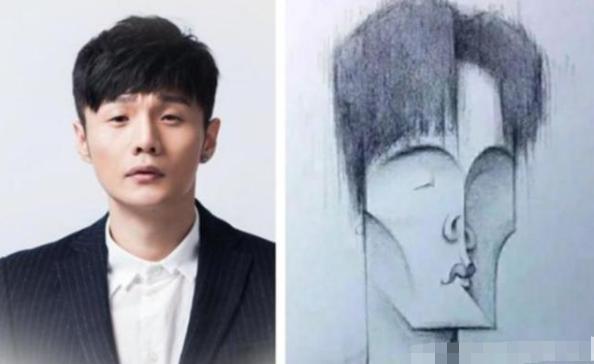 李荣浩|学渣美术生给明星偶像画像,画风清奇不忍直视,网友:黑粉实锤