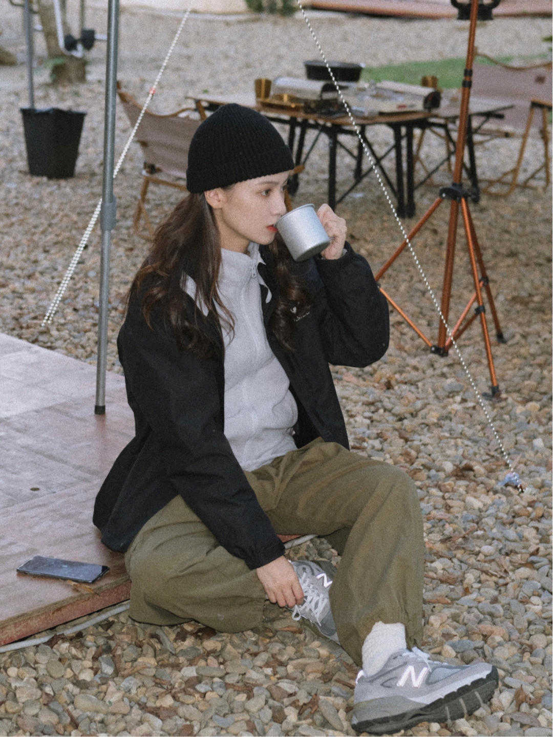 运动款 大衣和羽绒服都不是你的冬季,那就选择厚外套吧!