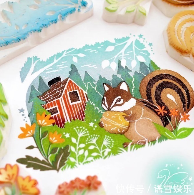 梦幻#她用橡皮制作出梦幻般的童话世界,精细的雕工堪比电脑绘制