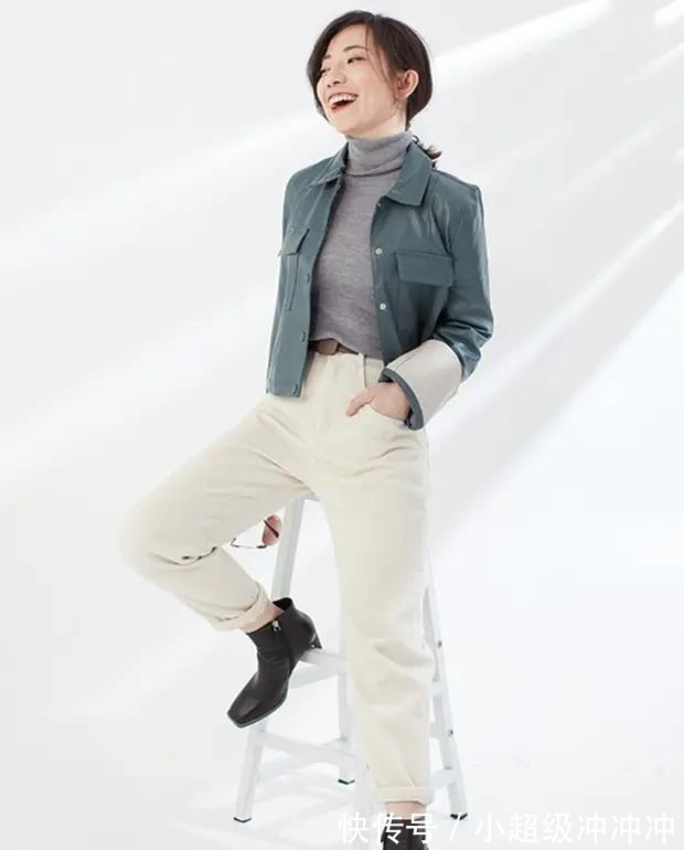裤装 会打扮的女人,懂得“上短下长”的穿搭法,显瘦显高,适合小个子!