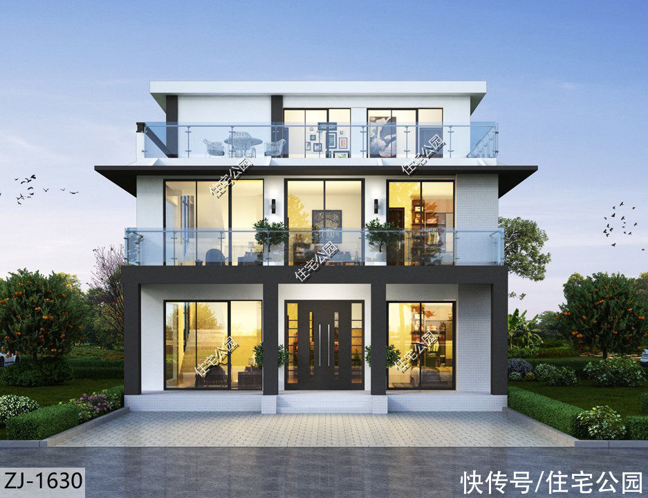 羡慕|农村95后成为建房主力军，盖一栋这样的现代别墅出来，全村都羡慕