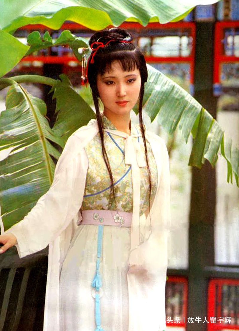 四大美女@陈晓旭,13张红楼梦剧照,真正的古典美人,天上掉下来的林妹妹