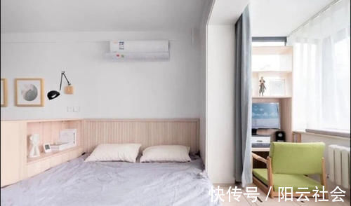 改造|小夫妻爆改老破小!阳台外扩打张榻榻米,直接把卧室装进客厅里!