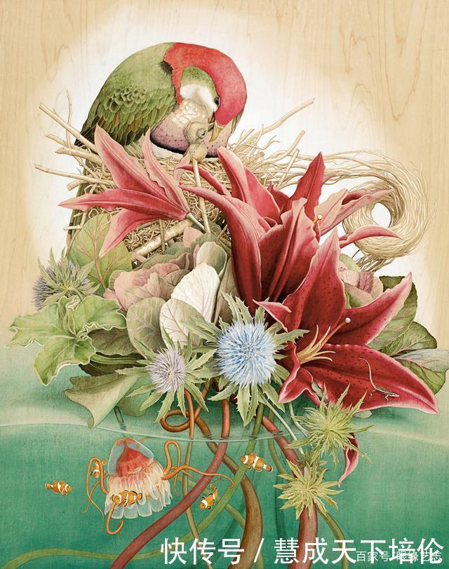 感恩|博齐奇的自然幻境异想天开的科学艺术,感恩生命的生物美学