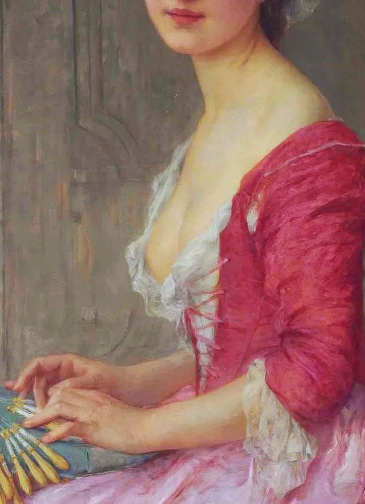 粉红玫瑰@法国画家 查尔斯笔下的仙女,用“风华绝代”形容,真不为过