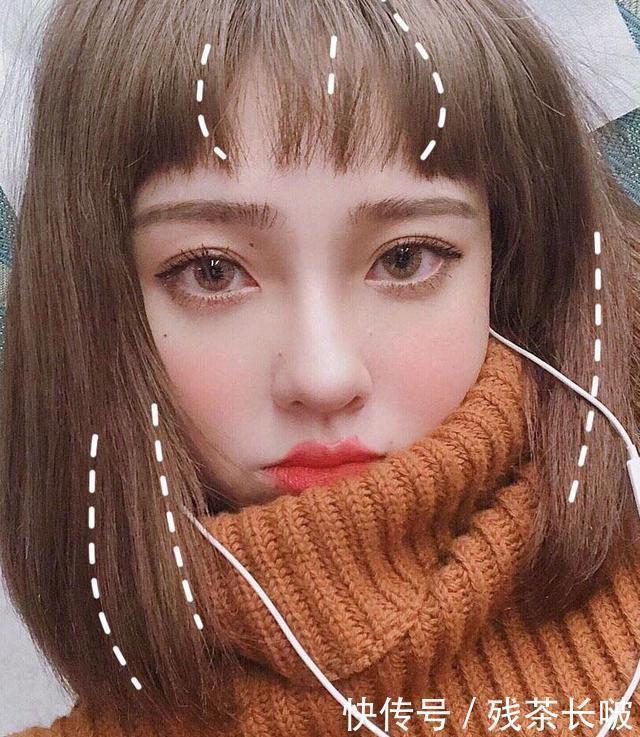 脸大的女生,试试这5款“万能刘海”发型,巨显脸小