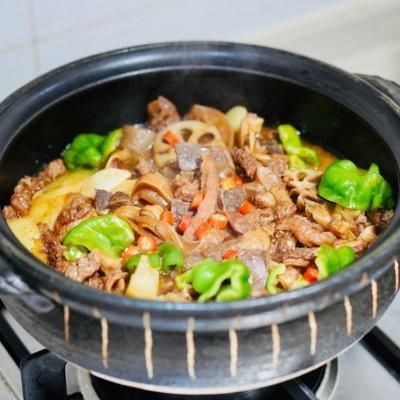 厨娘|厨娘教你一招巧做牛杂煲