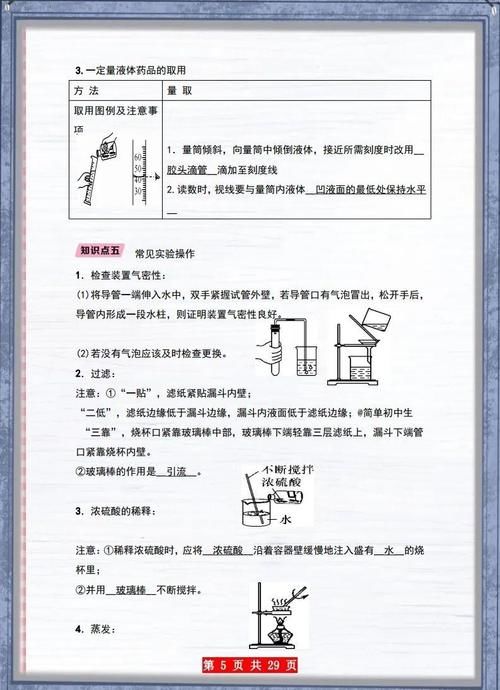 初三化学：上册1~7单元知识点详解，不能错过！