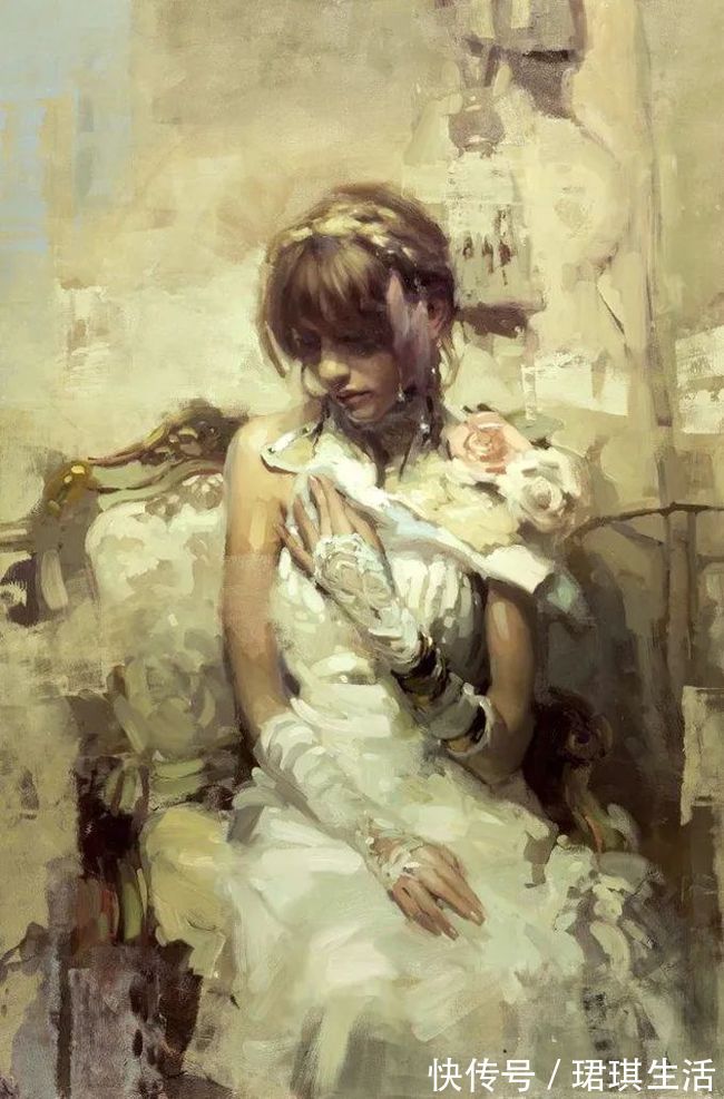 艺术家$艺术家杰里米·曼恩的油画,颜色既生动又大气!